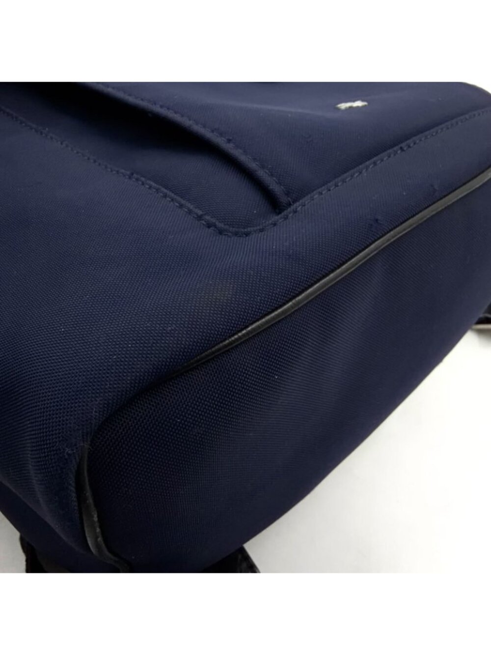 Dior Homme Be Motion Leather Nylon Navy Black Backpack Silver - Picture 7 of 15